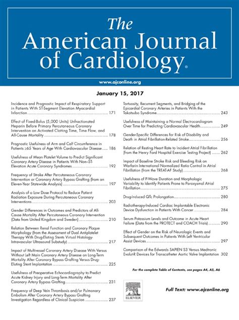 american journal of cardiology